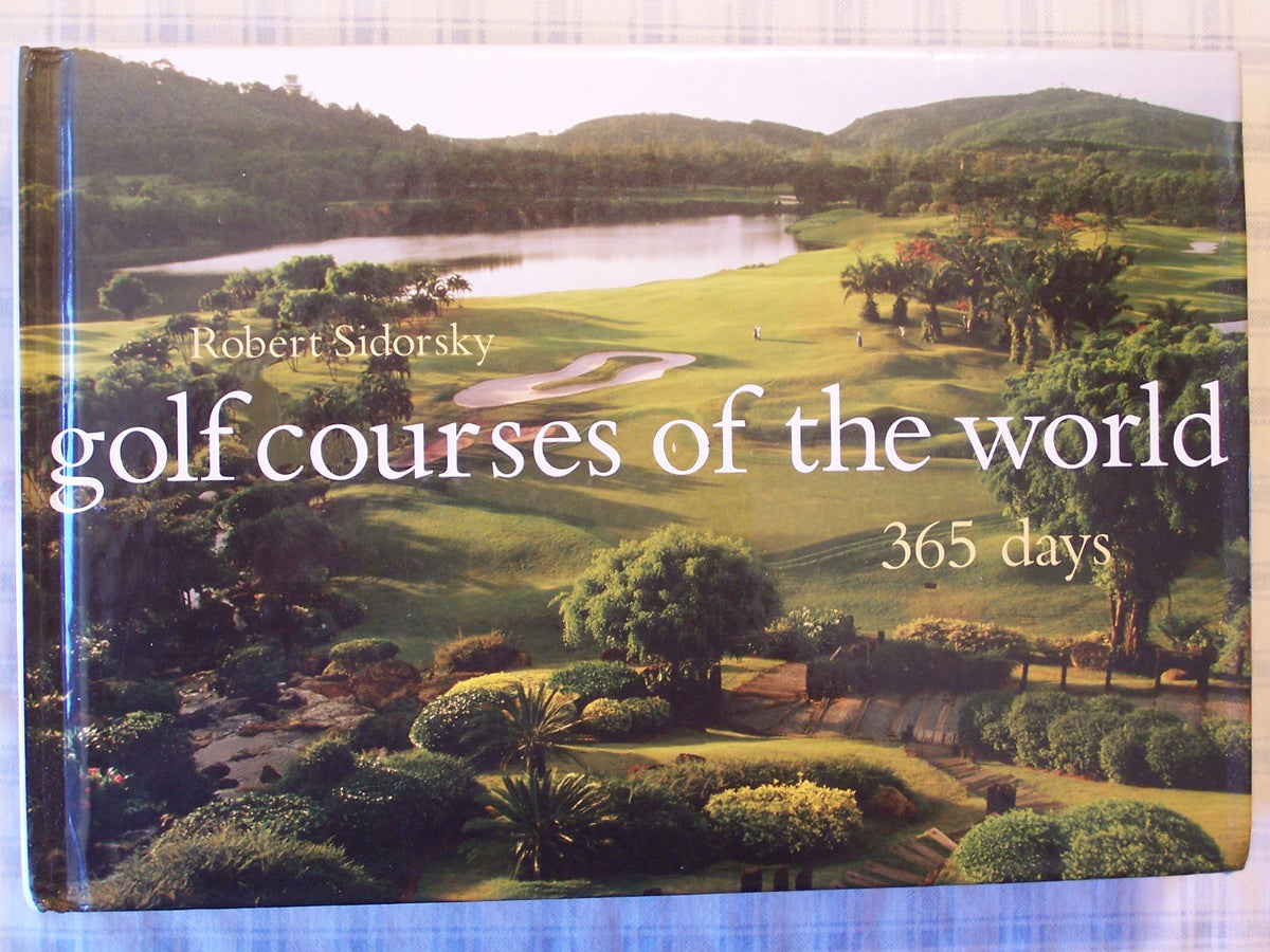 Abrams Books golf photo cover featuring iconic courses for travel inspiration and golf enthusiasts.
