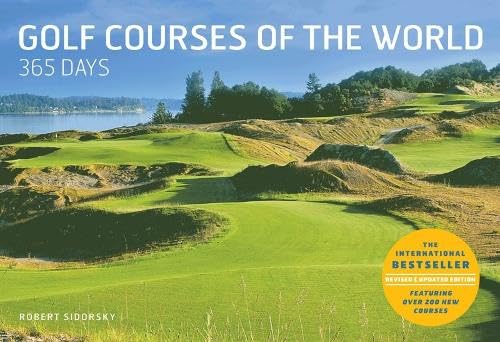Abrams Books Golf Courses World 365 Days cover, visual tour of iconic courses for golf enthusiasts