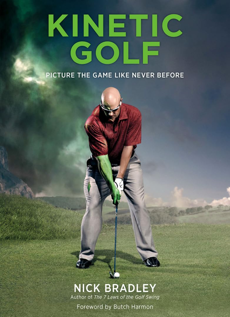 Abrams Books Kinetic Golf cover with 115 photographs guiding your swing visualization