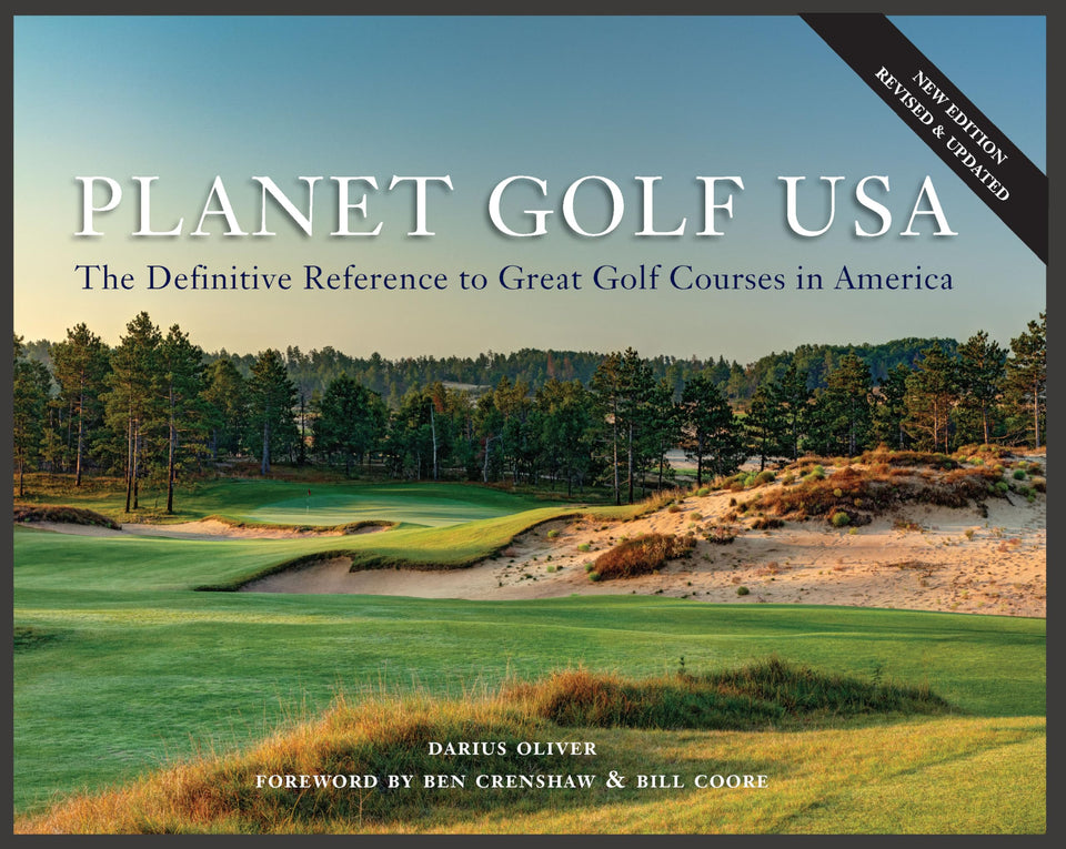 Abrams Books Planet Golf USA cover image, a definitive guide to America's best golf courses.