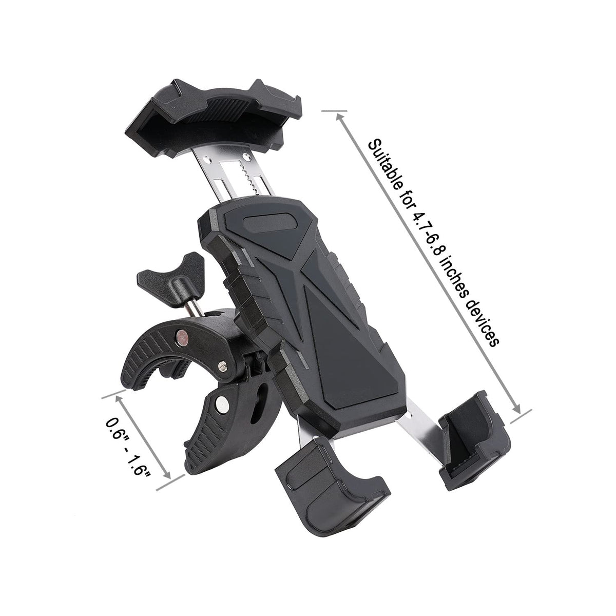 ACCTOLF golf cart phone holder golf bag clip fits windshield frames