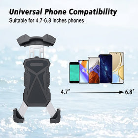 ACCTOLF golf cart phone holder wide compatibility fits 4.7–6.8 inch phones