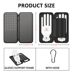ACCTOLF Golf Glove Case compact-portable-design fits in a golf bag.