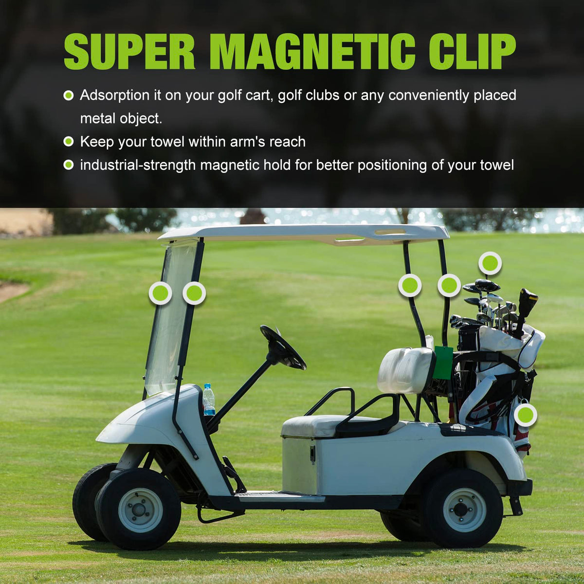 ACCTOLF two-pack shown ready for back-to-back rounds on the course.