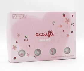 ACCUFLI Max Soft aerodynamic-dimples promote stable flight and distance.