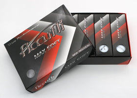 Close-up of ACCUFLI Max Soft ball core detail highlighting energy core