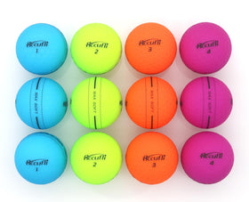 ACCUFLI Max Soft ball featuring alignment design to improve aim and consistency.