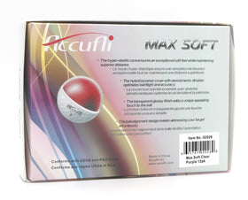 ACCUFLI Max Soft aerodynamics dimples for stable flight and distance
