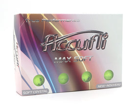 ACCUFLI Max Soft Golf Balls aerodynamic-dimples design aids stable flight and accuracy