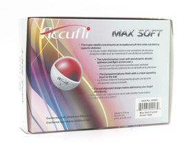 ACCUFLI Max Soft Golf Balls target-alignment feature helps consistent aiming and scoring