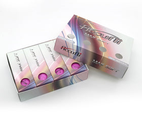 ACCUFLI Max Soft Golf Balls crystal purple 12pk front view highlighting premium soft feel