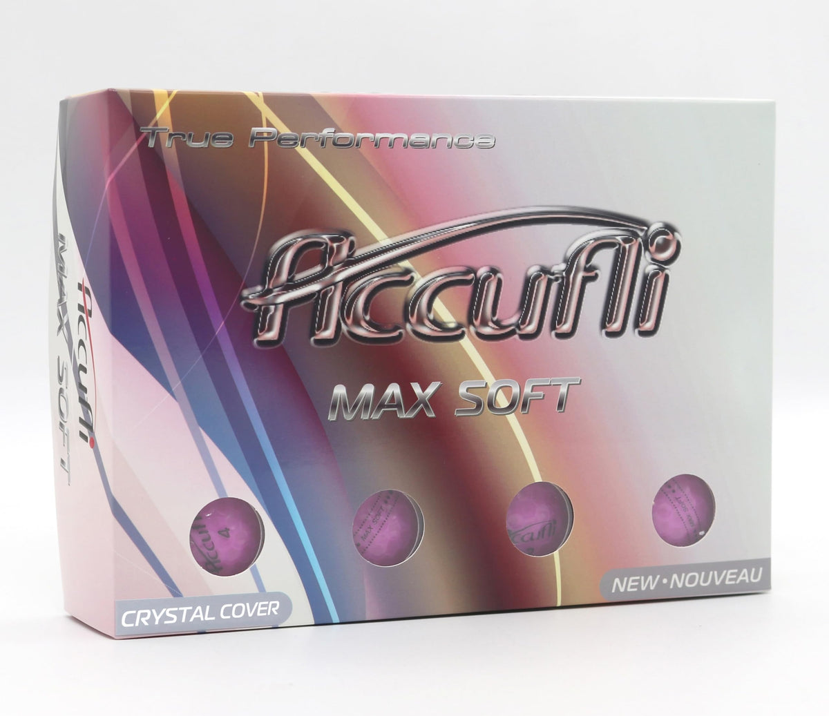 ACCUFLI Max Soft hyper-elastic core close-up illustrating soft feel and durability