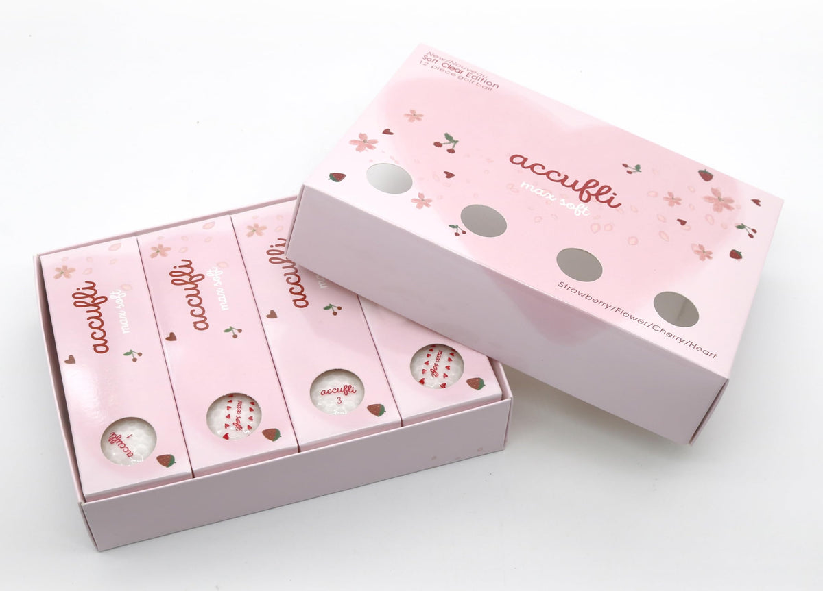 ACCUFLI Max Soft Icon aerodynamic dimples support stable flight and distance