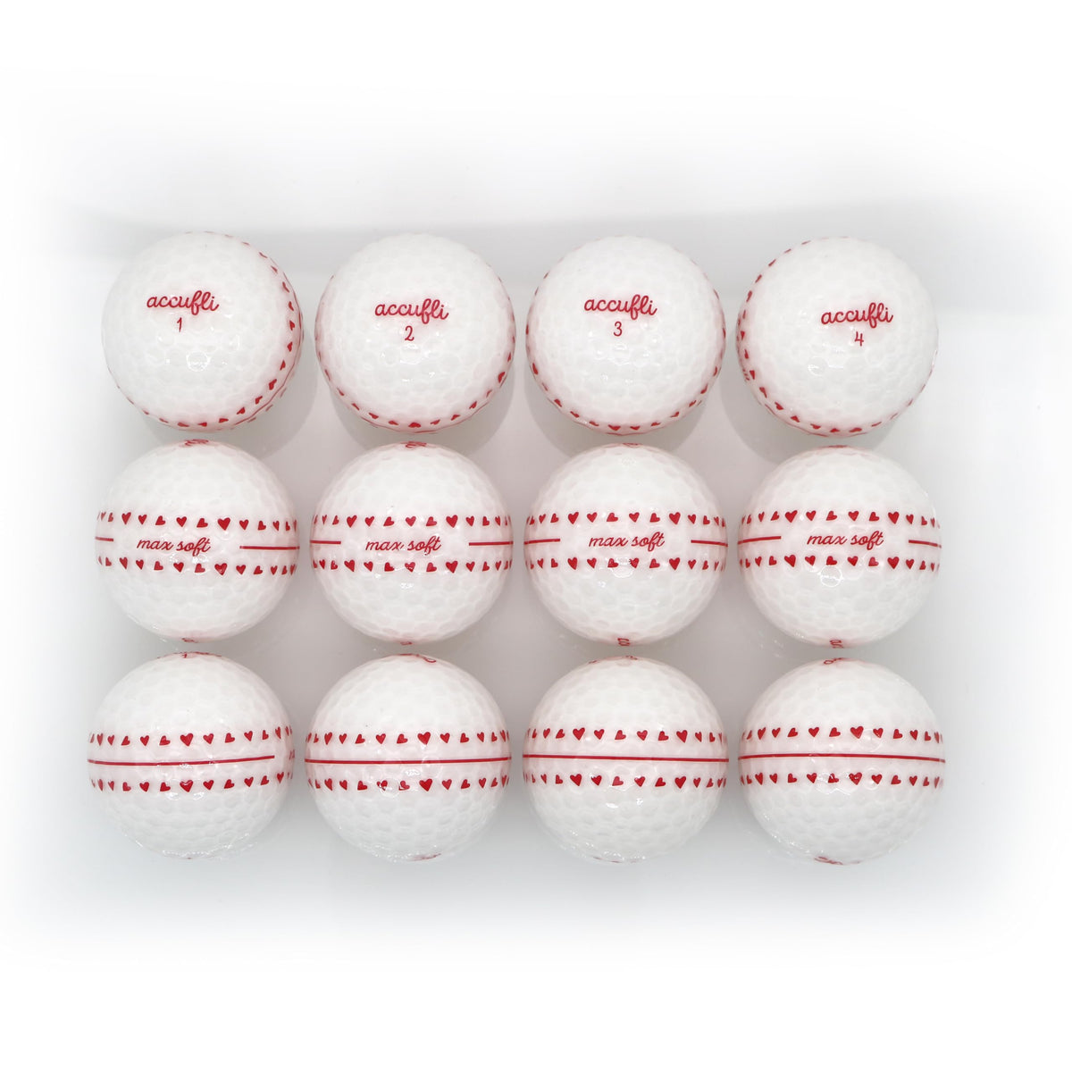 ACCUFLI Max Soft Icon crystal cover design enhances visibility and premium feel in play
