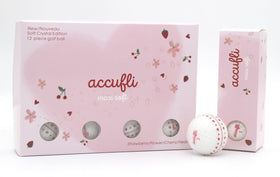 ACCUFLI Max Soft Icon golf balls with crystal cover for premium feel.