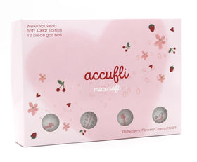ACCUFLI Max Soft Icon Cherry balls with 360 track alignment to improve aiming consistency