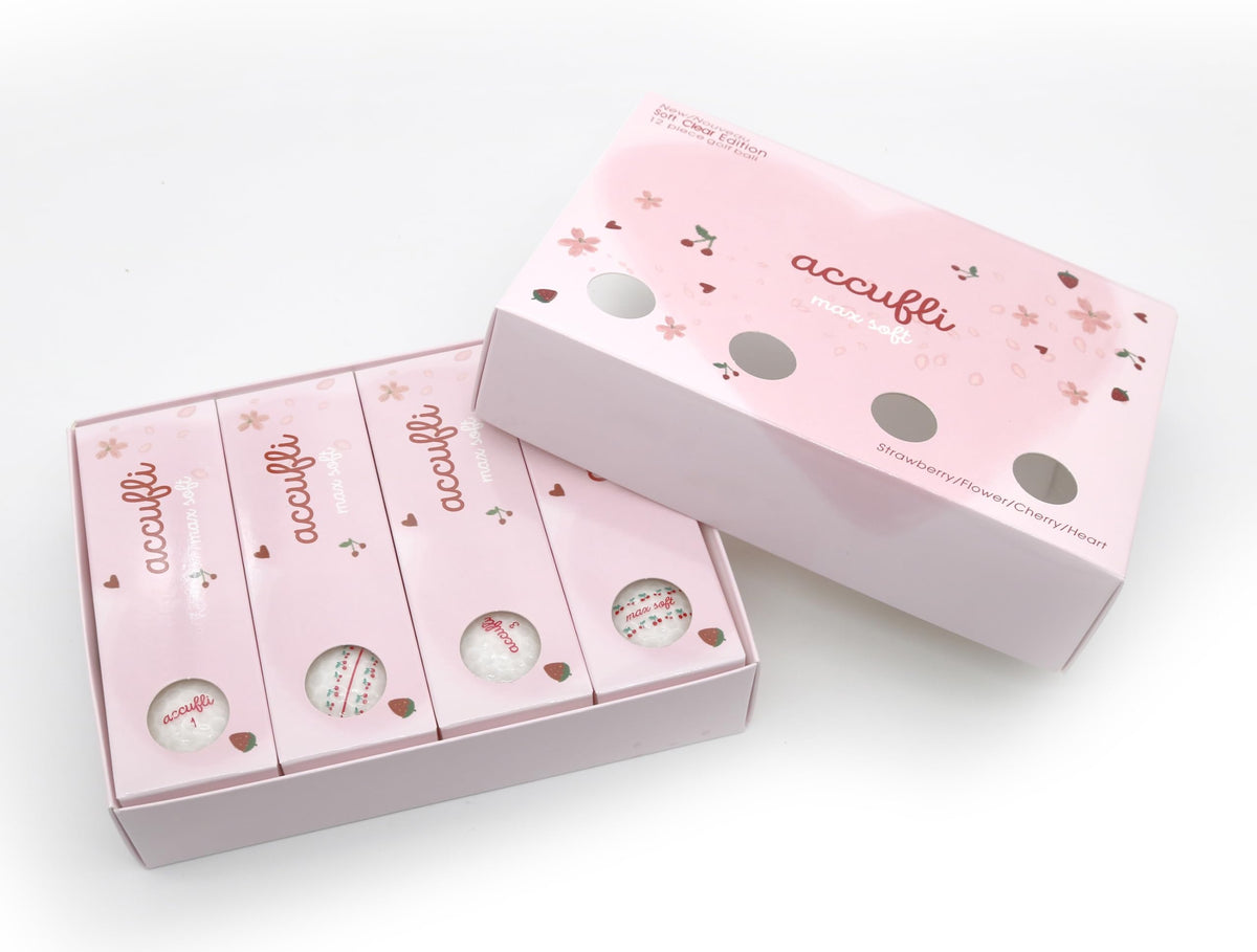 ACCUFLI Max Soft Icon Cherry balls with aerodynamic dimples for stable flight