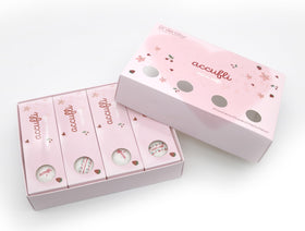 ACCUFLI Max Soft Icon Cherry balls with aerodynamic dimples for stable flight