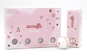 ACCUFLI Max Soft Icon golf balls heart 12-pack for standout style and reliable visibility on greens