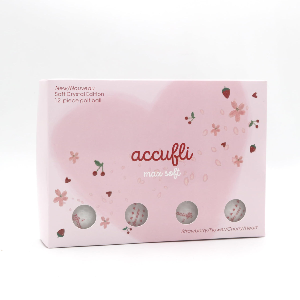 ACCUFLI Max Soft Icon ultra-soft cores deliver a soft feel and consistent distance