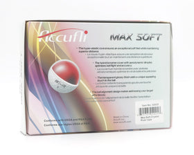 ACCUFLI Max Soft target-alignment design aids aiming consistency.