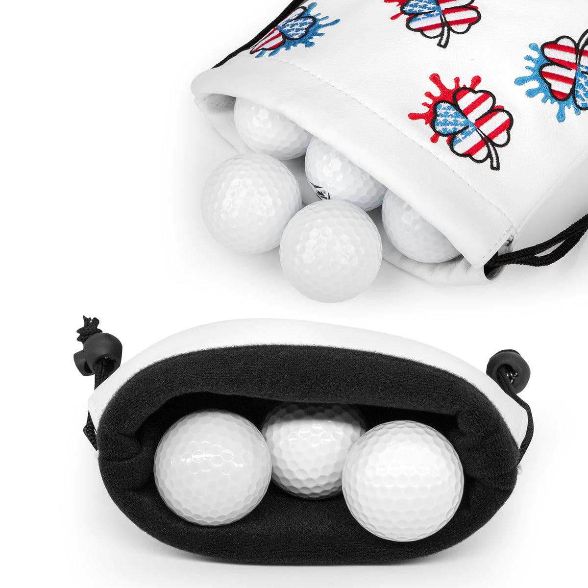 Acebirdie compact-size pouch fits essentials without bulk on the course.