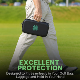 Acebirdie Golf Glove Holder Case interior pockets for tees and gloves securely.