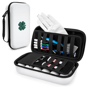Acebirdie Golf Glove Holder Case with structured interior for gloves and accessories.