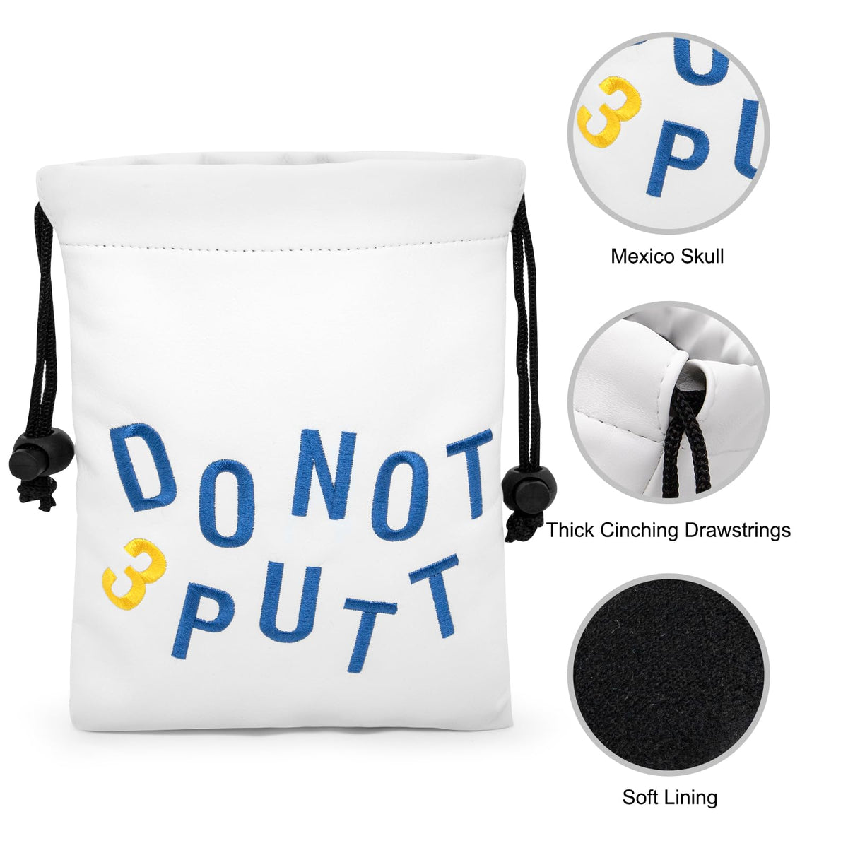Acebirdie golf pouch belt attachment option keeps essentials within reach.