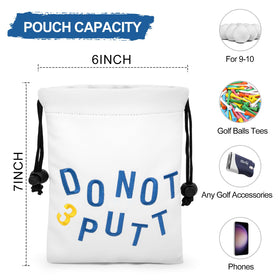 Acebirdie compact golf pouch ideal for training sessions and travel.