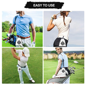 Acebirdie golf pouch inner lining keeps small items organized.