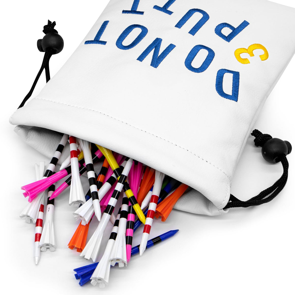Acebirdie golf pouch in compact size for easy carry on the go.