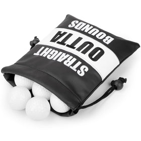 Acebirdie golf valuables pouch with drawstring closure secures items on the course