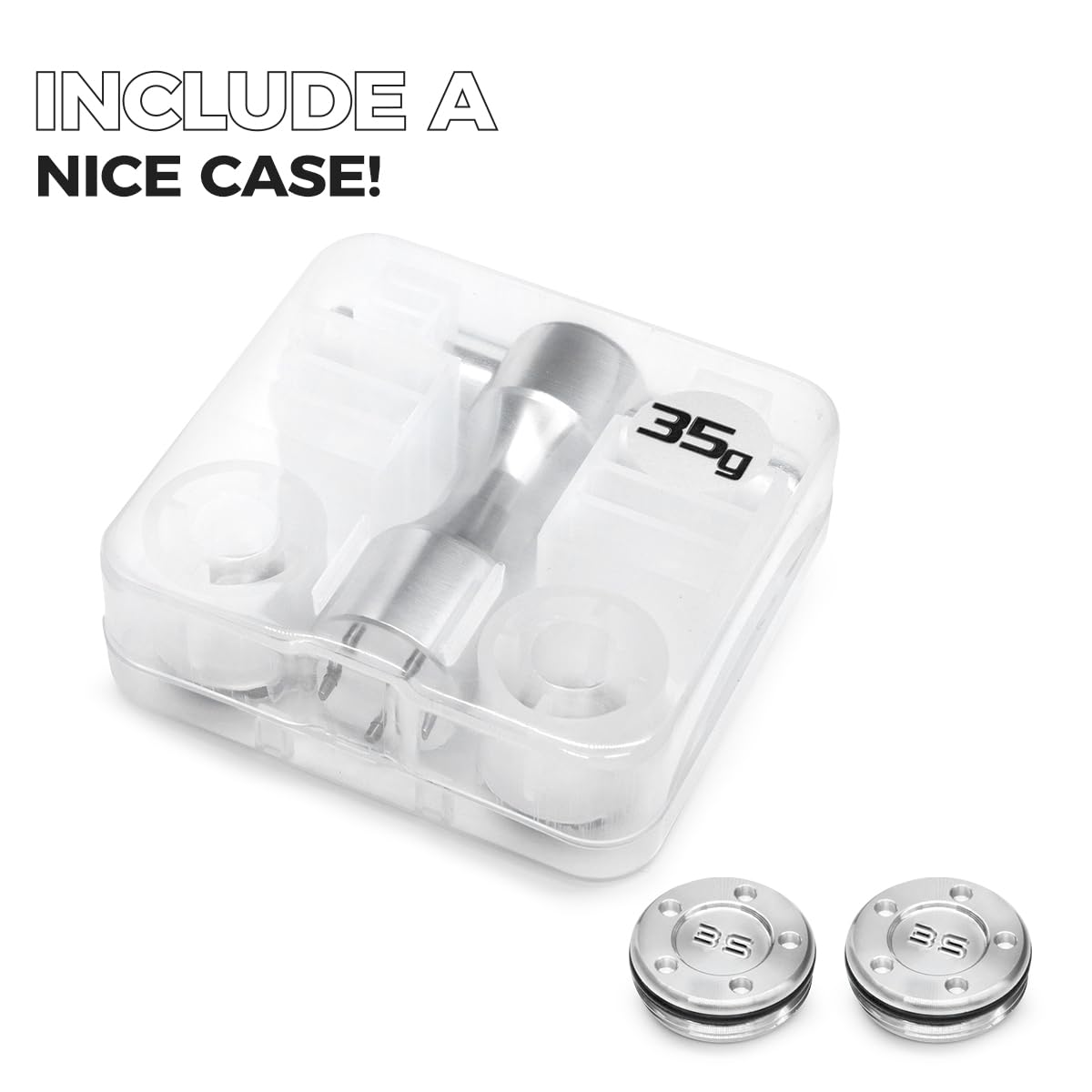 Acebirdie putter weight 15g enhances weight distribution for confident alignment