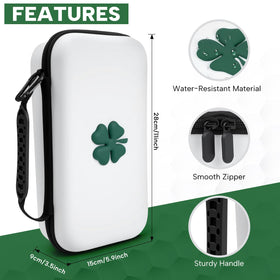 Waterproof Acebirdie design guards golf essentials from rain.