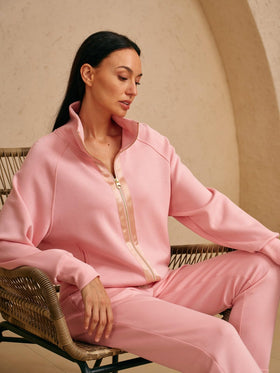ACEGOLFS women's golf pants cuff rolled pink, elegant finish enhances casual or sporty looks.
