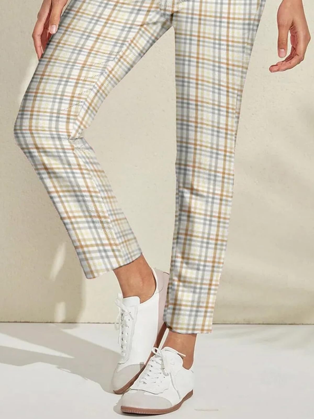 ACEGOLFS women's golf pants on-model view showing versatility for golf and travel