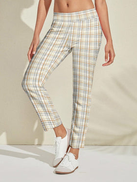 ACEGOLFS women's golf pants side view showing flexible fabric for movement
