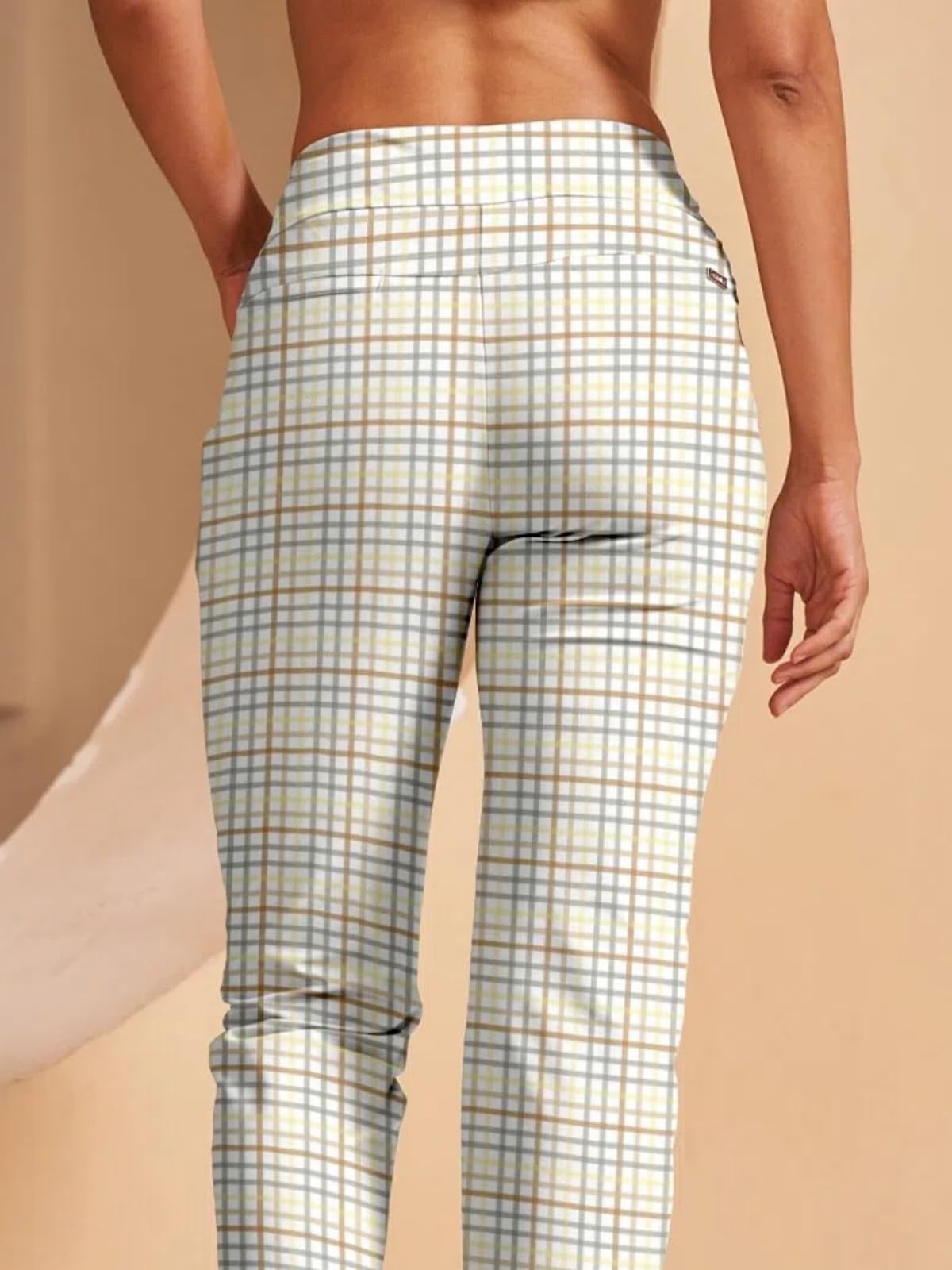 ACEGOLFS women's golf pants waistband detail for secure fit