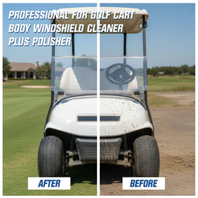 Acellegic golf cart cleaner fender glossy after treatment