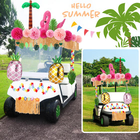 AceOrbit inflatable flamingo provides a cheerful parade focal point