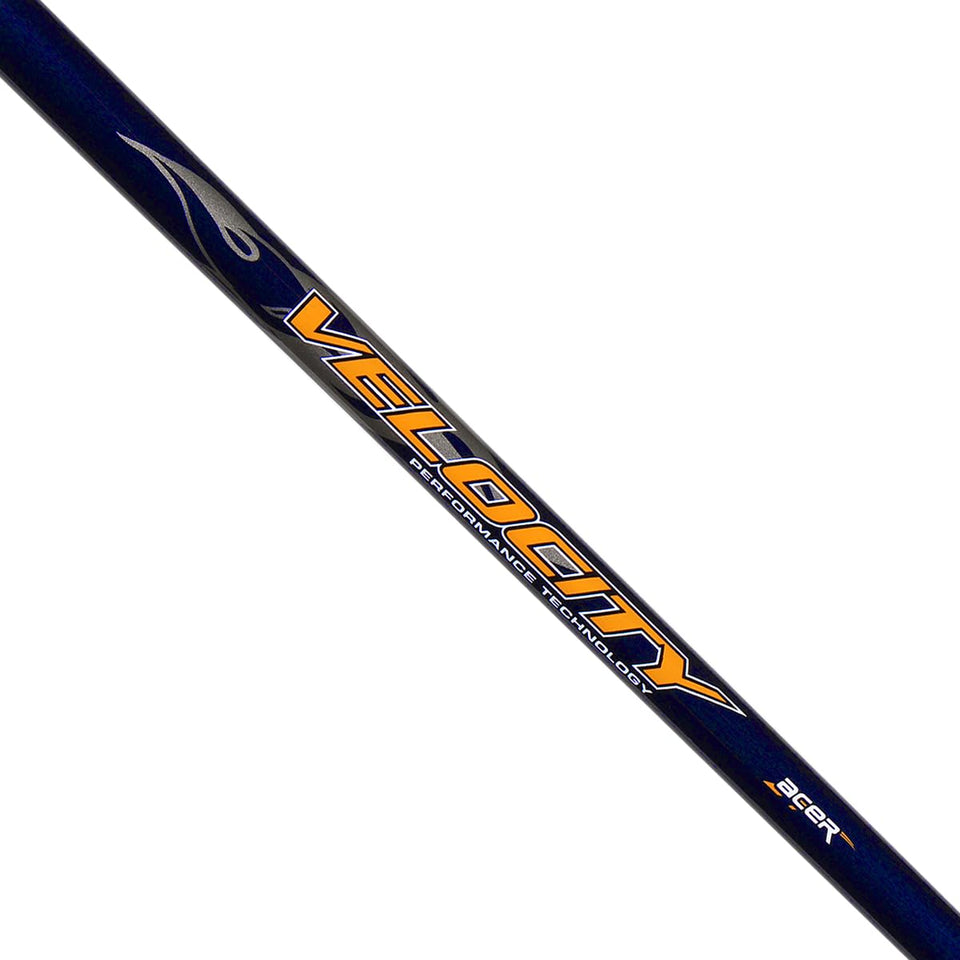 Acer Velocity blue graphite driver shaft showing enhanced launch and control for confident drives.