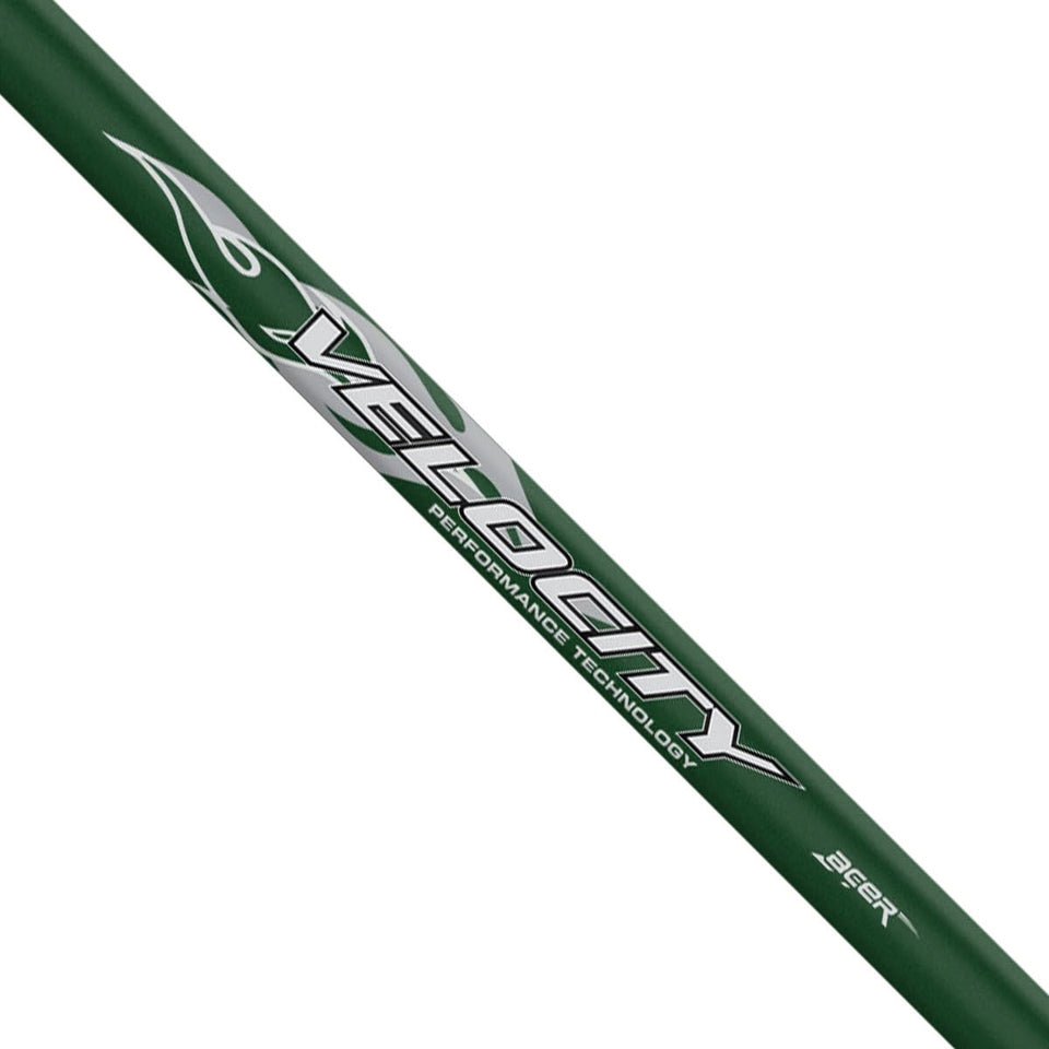Acer Velocity Green irons graphite shaft 0.370 improves feel and consistency.