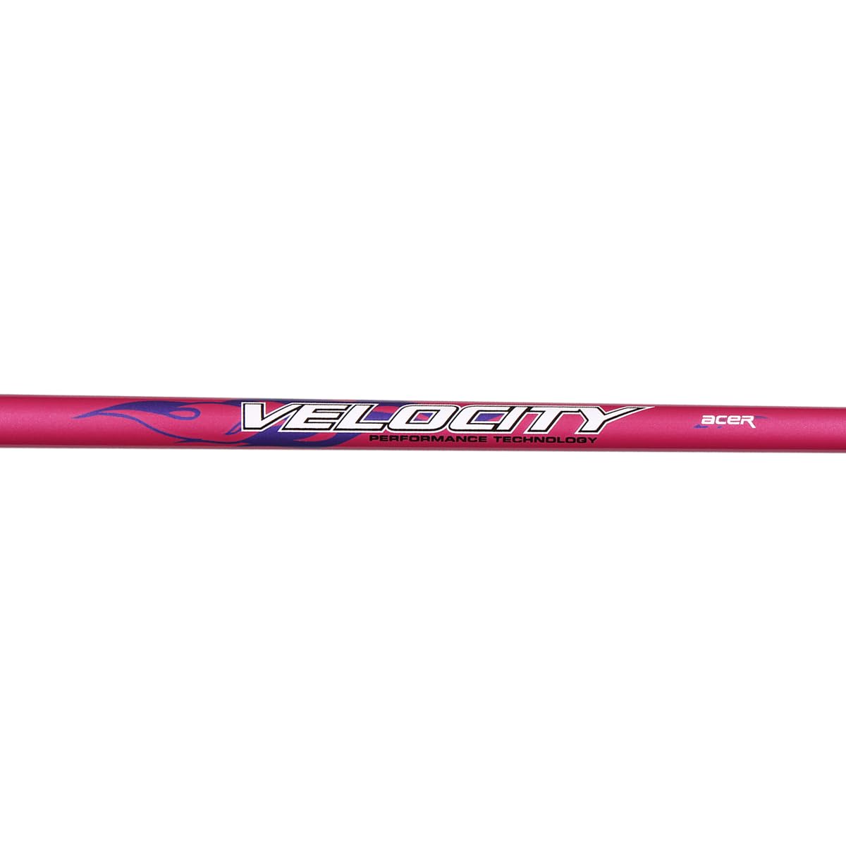 Acer Velocity pink graphite fairway wood shaft displayed for high-launch performance.