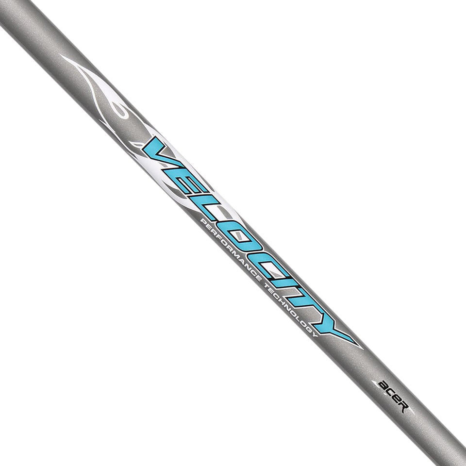 Acer Velocity silver graphite iron shaft overview highlighting lightweight feel and controlled launch.