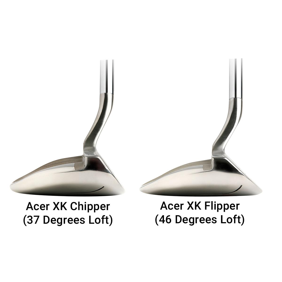 Acer XK left-handed chipping club with soft rubber grip for comfortable grip