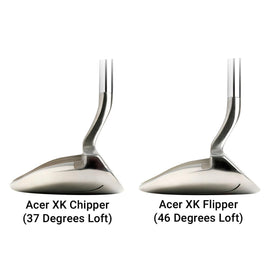 Acer XK left-handed chipping club with soft rubber grip for comfortable grip