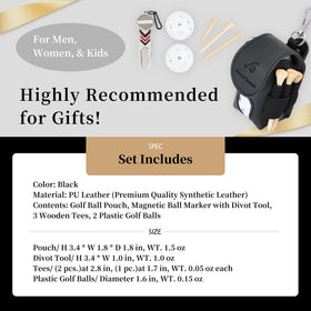 Adorer Charme gift-set in black suits golfers of all ages