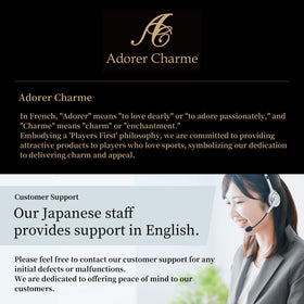 Adorer Charme pouch dimensions and weight for easy transport
