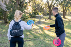 AeronauDiscs bright colors improve visibility on the course
